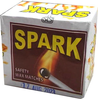 Spark safety matches carton
